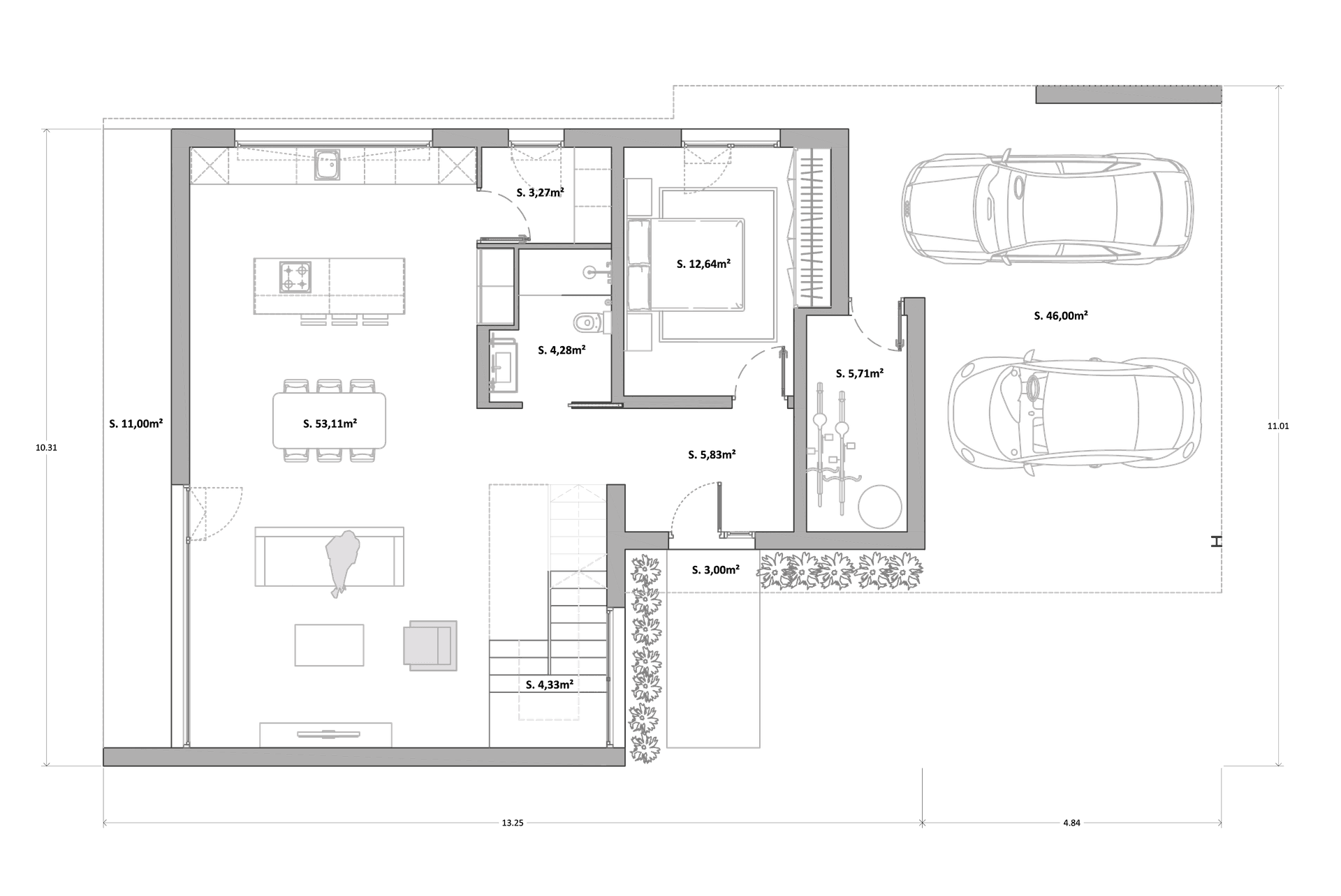 Planta baixa Casa Solomon