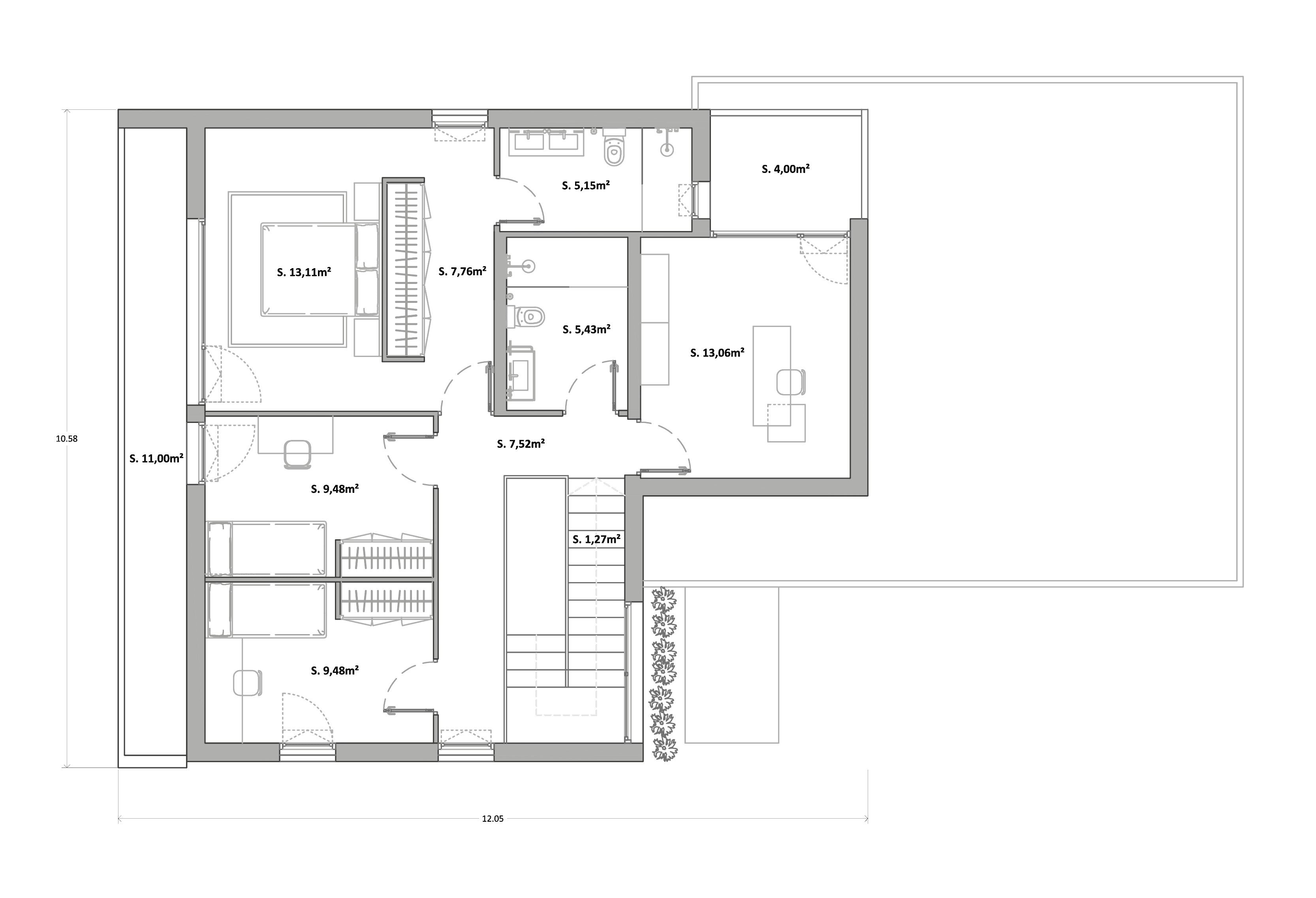 Planta primera Casa Solomon