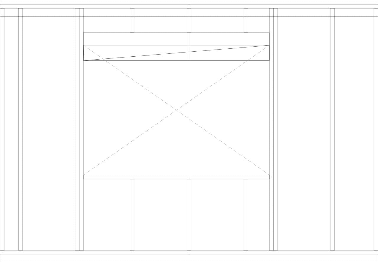 Procés de construcció dels murs de fusta